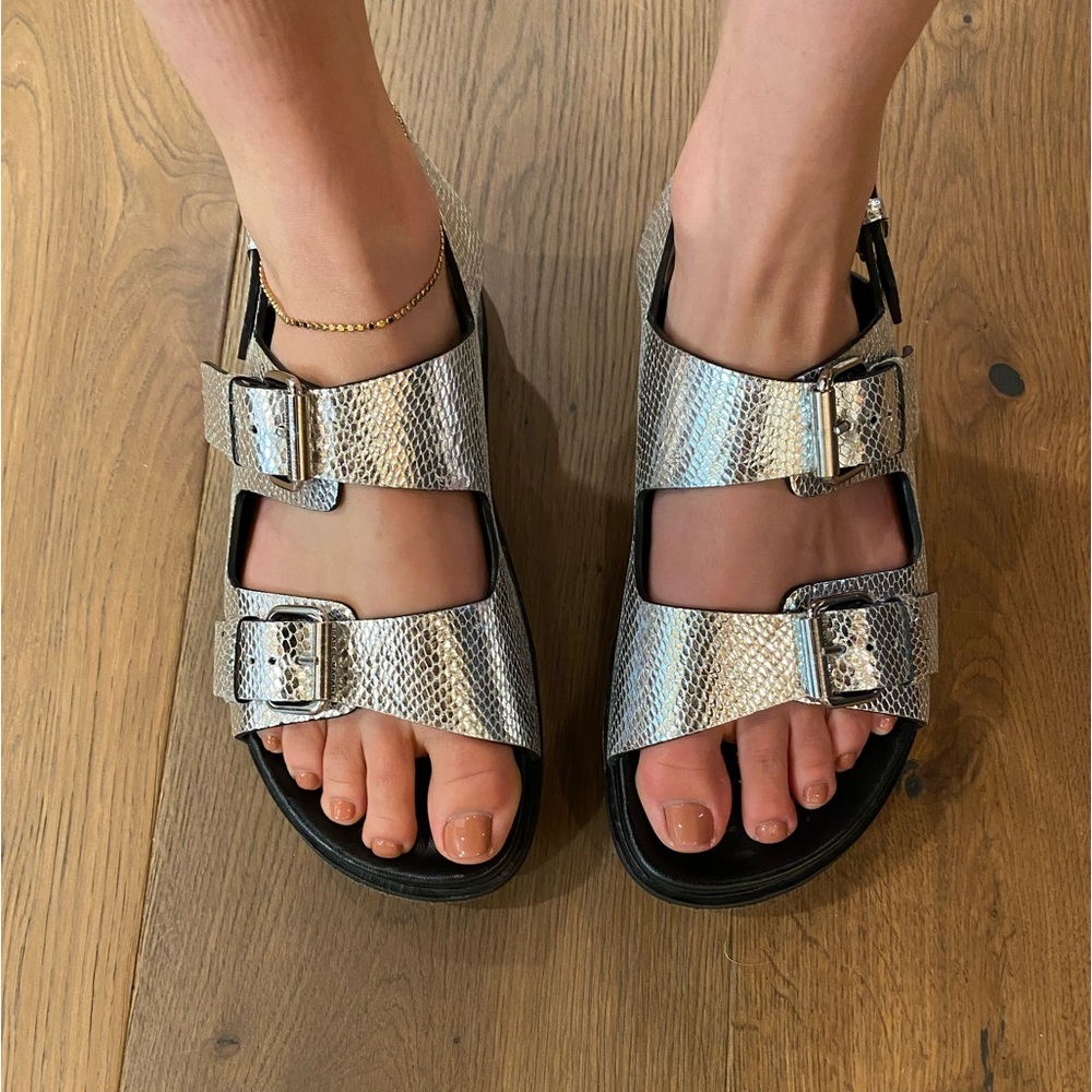 Isabel Marant Silver Sandals - Picture 7 of 8